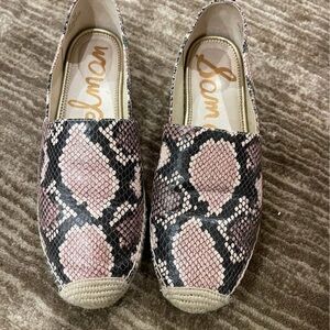 Sam Edelman Espadrilles with Snake Print